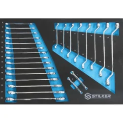 Carro de Ferramentas STILKER 7 Gavetas com 164 Ferramentas 710x465x930mm