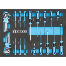 Carro de Ferramentas STILKER 7 Gavetas com 164 Ferramentas 710x465x930mm