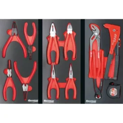 Carro de Oficina DRAKKAR 7 Gavetas com 176 Ferramentas 770x460x970mm