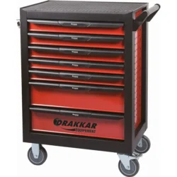 Carro de Oficina DRAKKAR 7 Gavetas com 237 Ferramentas 675x450x980mm