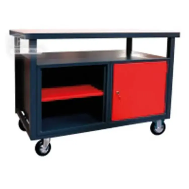 Carro de Trabalho METALWORKS DEWP1200T 400kg 1 Porta 2 Prateleiras