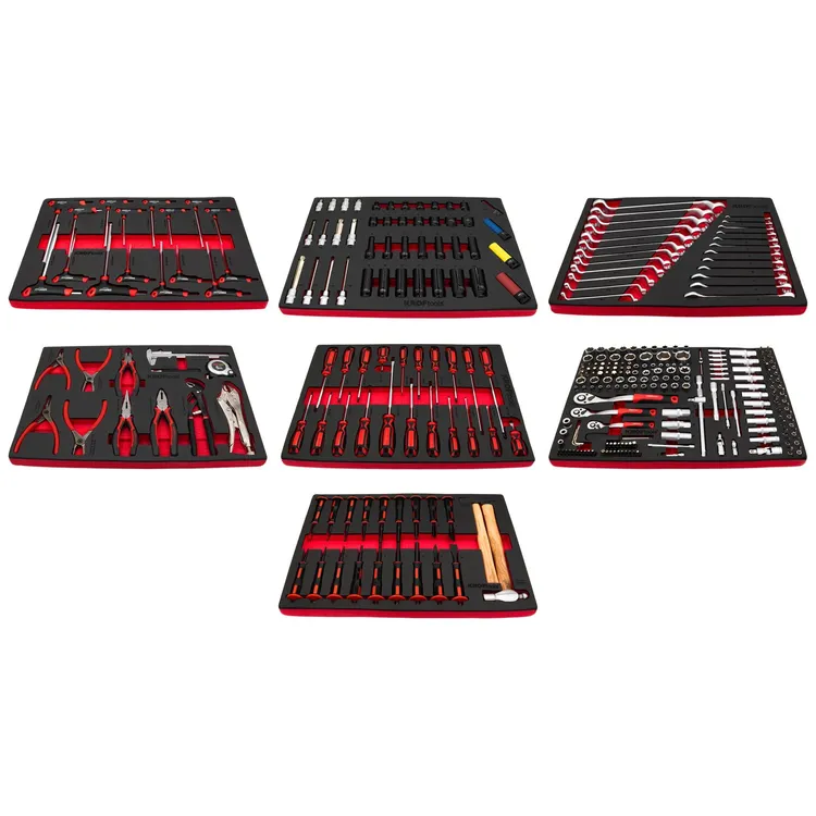 Carro de Ferramentas Proline KROFTOOLS 9 Gavetas 318 Peças