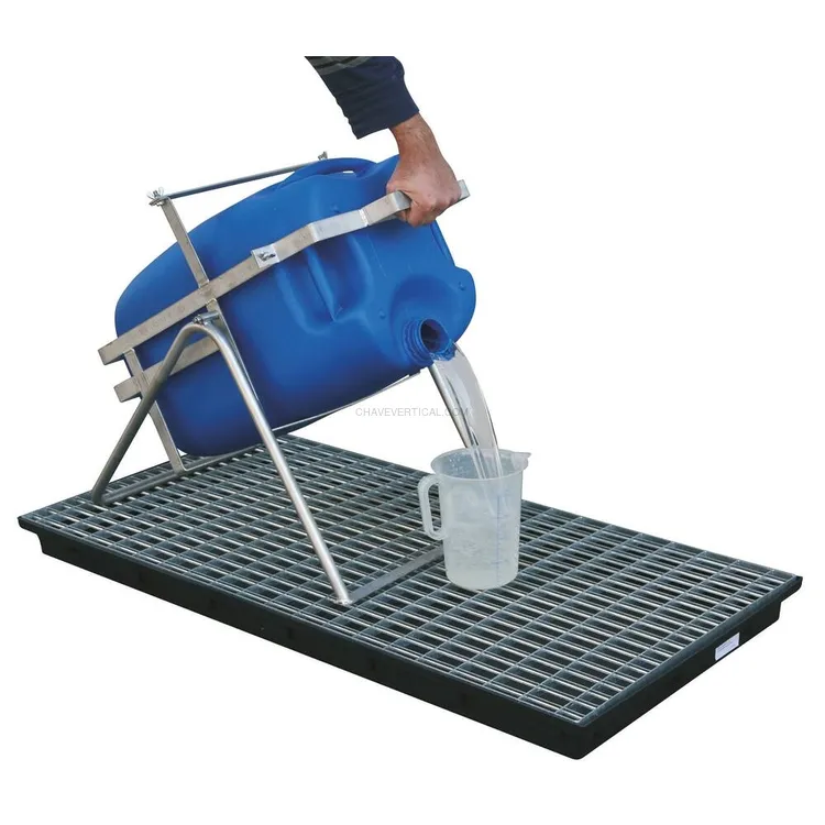Cavalete Inox CEMO para Bidão 60L 670x470x820mm