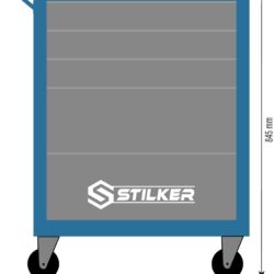 Carro de Ferramentas STILKER 5 Gavetas com 153 Ferramentas