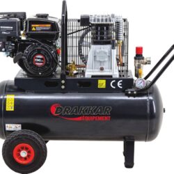 Compressor Móvel a Gasolina DRAKKAR 100L 5CV Loncin