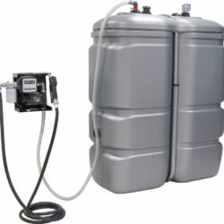 Depósito de Armazenamento Gasóleo STILKER PEHD 1000L com Estação 230V 50 l/min
