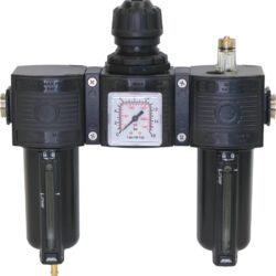 Filtro Regulador Lubrificador ANI 3/8″ Fêmea 1800L/min com Manómetro