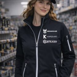Casaco Softshell Preto de Senhora DRAKKAR Tamanho XXL - Image 3