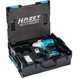 Chave de Impacto a Bateria 18V HAZET 3/4" 1000Nm com Bateria 5Ah e Carregador em L-Boxx