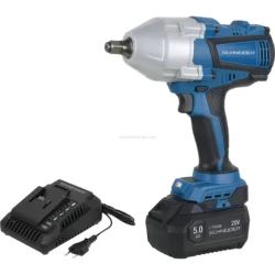 Chave de Impacto SCHNEIDER 20V 1/2″ 1000/1500Nm Brushless com Mala