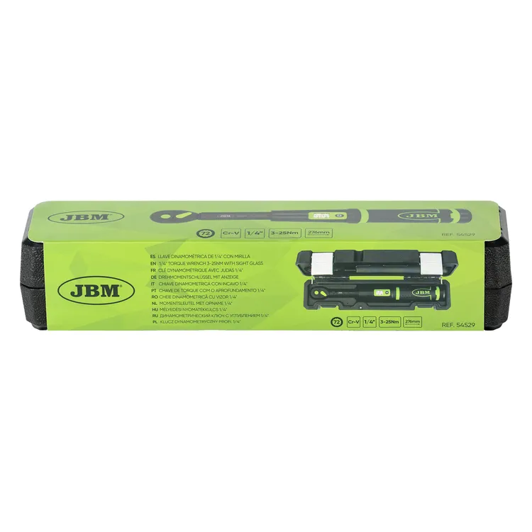Chave Dinamométrica 1/4" JBM 3-25 Nm 280mm