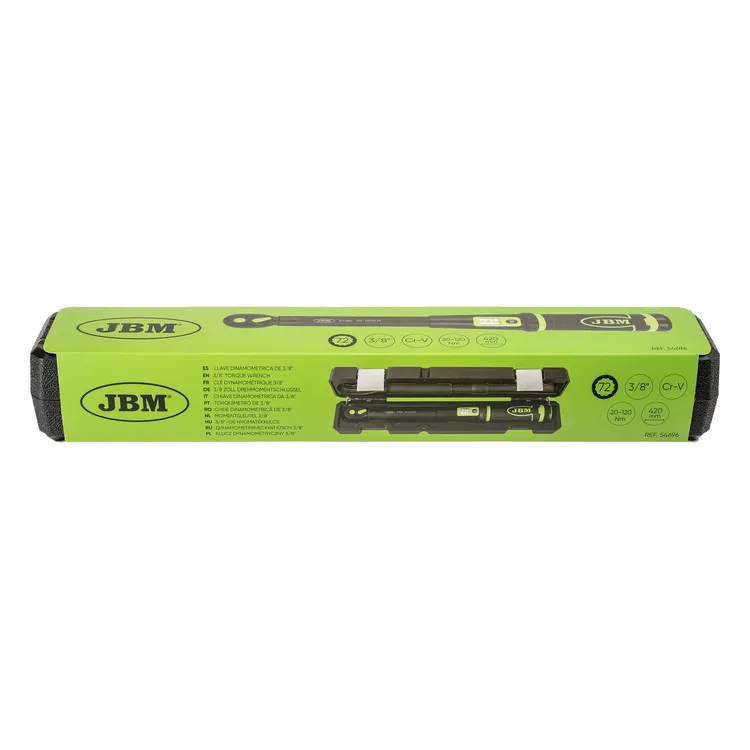 Chave Dinamométrica 3/8” com Mirilha 20-120Nm JBM