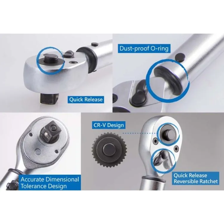 Chave Dinamométrica Ajustável KING TONY 34867-2DG 1" 200-1000 Nm Industrial