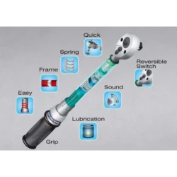 Chave Dinamométrica Ajustável KING TONY 34867-2DG 1" 200-1000 Nm Industrial