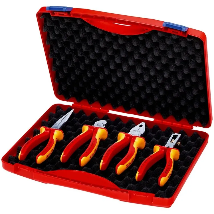 Coffret com 4 Alicates Isolados 1000V KNIPEX