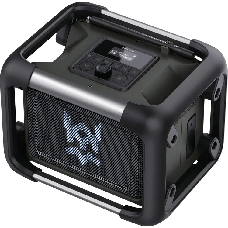 Coluna de Obra Portátil DRAKKAR 20V 40W Bluetooth 5.0