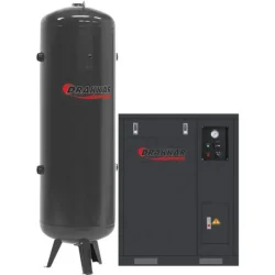 Compressor de Ar Fixo Insonorizado DRAKKAR 500L 10CV 400V Vertical