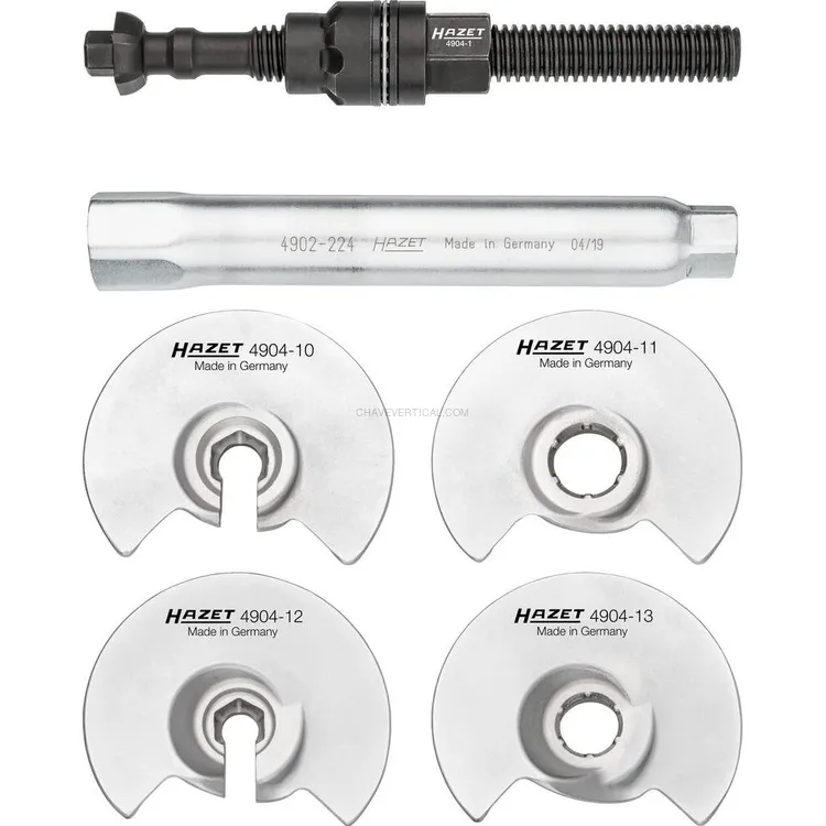 Compressor de Molas HAZET 6 Peças 31000N 120mm