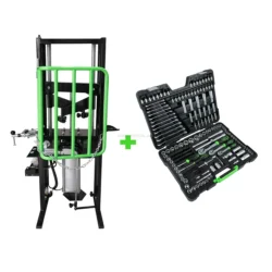 Compressor de Molas Pneumático JBM 1 Tonelada com Mala de Ferramentas 216 Peças