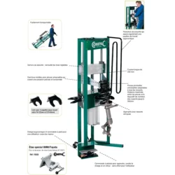 Compressor de Molas Pneumático sobre Rodas COMPAC MacPherson 65kg