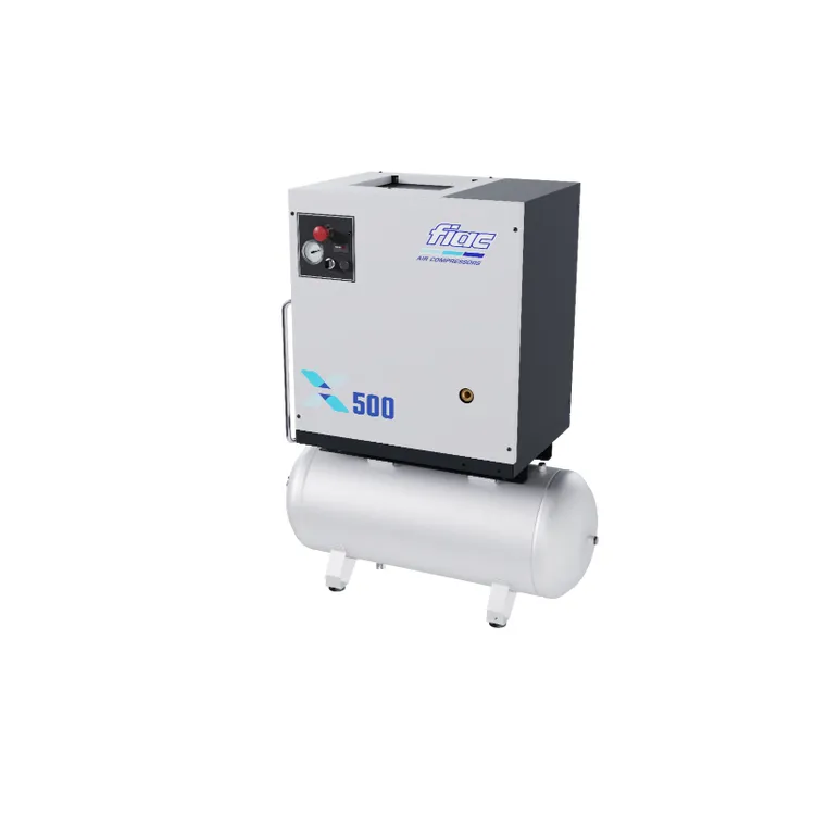 Compressor de Parafuso Inverter FIAC X500 100L 10bar 5.5HP