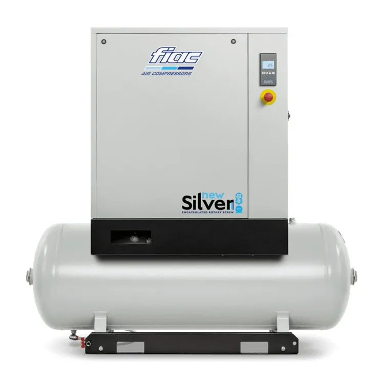 Compressor de parafuso NEWSILVER NS 5,5HP 270L 400V 450 L/min FIAC