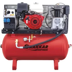 Compressor Térmico a Gasolina DRAKKAR 230L 12CV 12 bar 4000W 180A