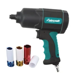 Conjunto de Chave de Impacto AIRCRAFT ½" E 183 L/MIN 7500 MIN¯¹