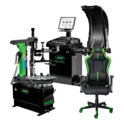 Conjunto de Equipamento de Oficina JBM com Equilibradora Digital, Desmontadora de Pneus e Cadeira