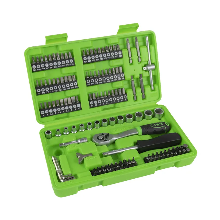 Conjunto de Ferramentas 130 Peças 1/4" JBM Cincado CrV