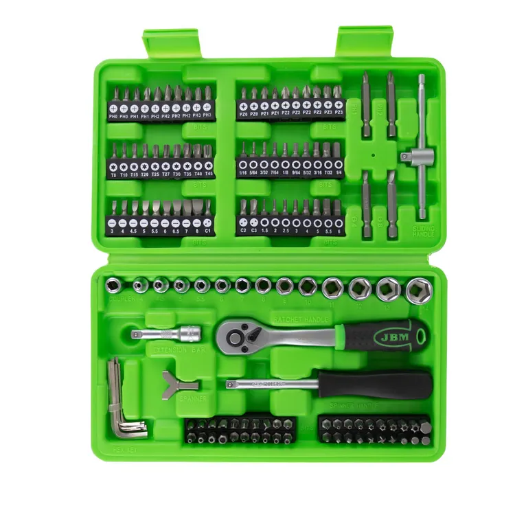 Conjunto de Ferramentas 130 Peças 1/4" JBM Cincado CrV