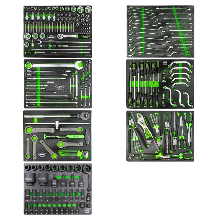 Conjunto de Ferramentas para Reparação de Camiões JBM 224 Peças em 7 Módulos