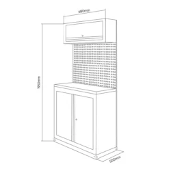 Conjunto de Móveis Modulares 7 Peças JBM