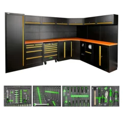 Conjunto de Móveis Modulares de Oficina JBM 43 Peças 3440x2160x1950mm