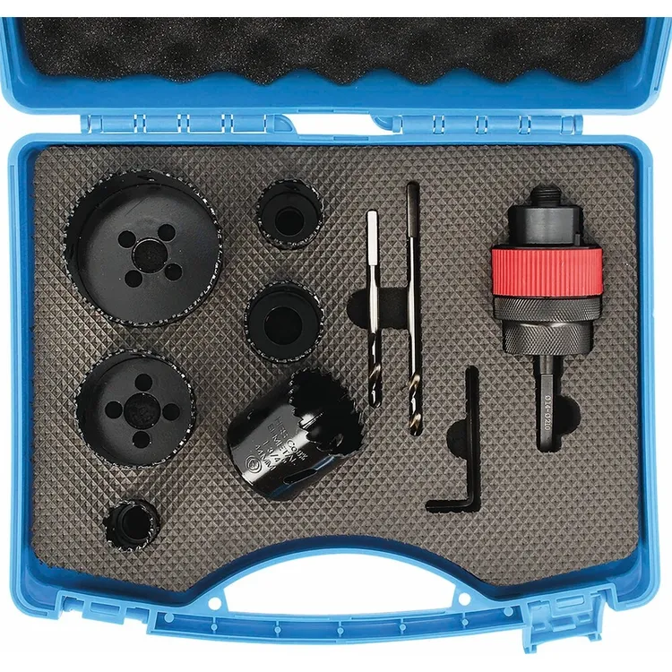 Conjunto de Serras Cranianas Bi-Metal Cobalto 8% 22 a 68mm Conjunto de Serras Cranianas Bi-Metal Cobalto 8% 22 a 68mm