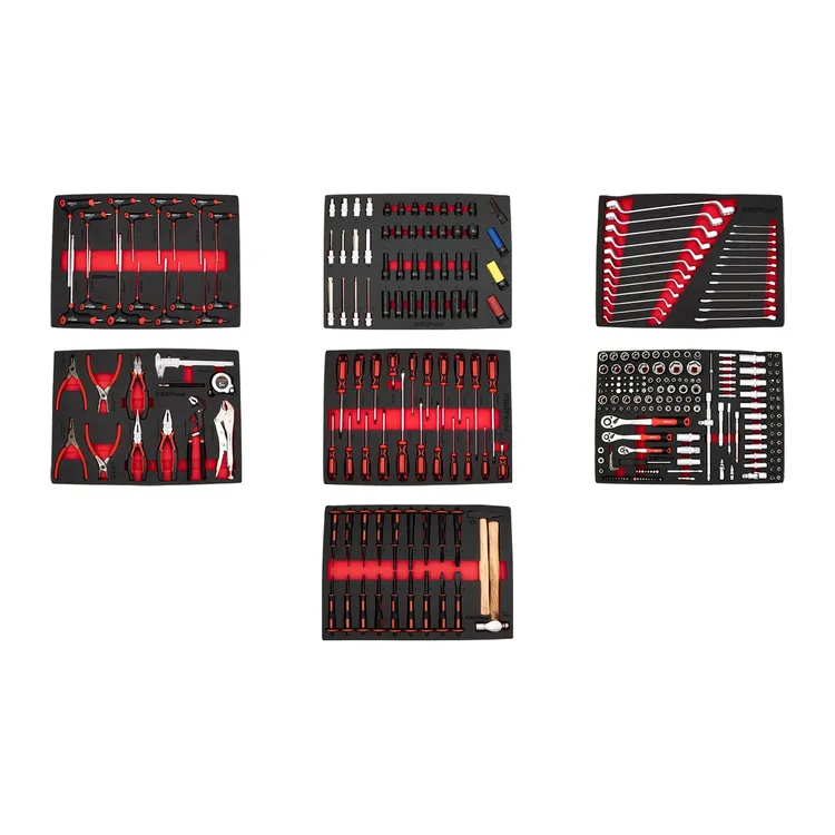 Conjunto de Ferramentas 318 Peças KROFTOOLS com 7 Módulos