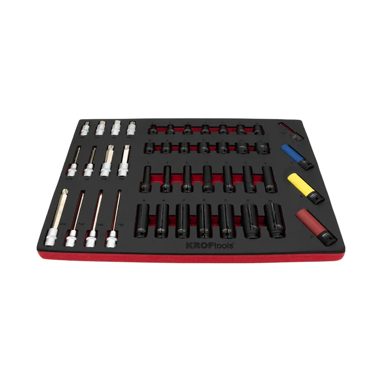 Conjunto de Ferramentas 318 Peças KROFTOOLS com 7 Módulos
