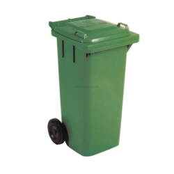 Contentor de Lixo Verde ND 120 Litros com Rodas