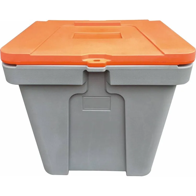 Contentor de Sal ou Areia CEMO 110L Laranja e Cinzento