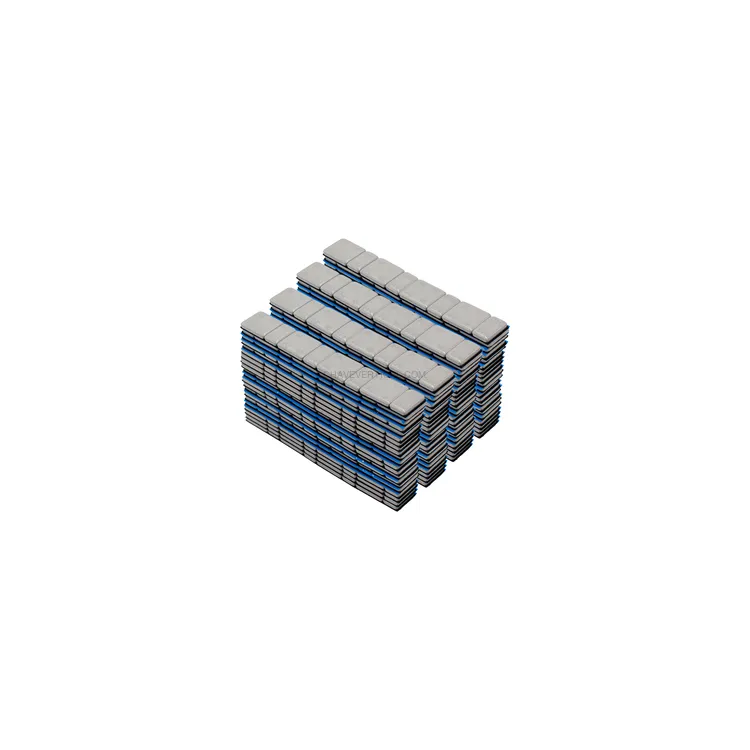 Contrapesos Adesivos KROFTOOLS Aço Cinzento (5+10)g x 4 100 Peças