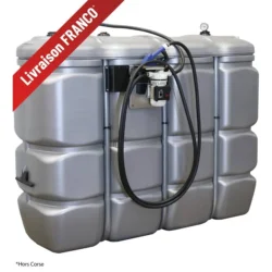 Depósito de AdBlue® de Parede Dupla DRAKKAR 2000L com Estação de Abastecimento 230V