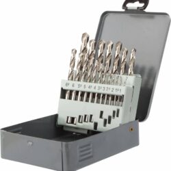 Estojo de 19 Brocas HSS Retificadas DIAGER PRO Ø1 a 10mm