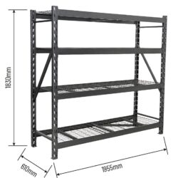 Estante de Oficina DRAKKAR 4 Prateleiras 2400kg 1955x610x1830mm - Image 2