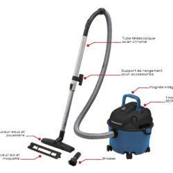 Aspirador de Sólidos e Líquidos SCHNEIDER 10L 1200W 230V - Image 5