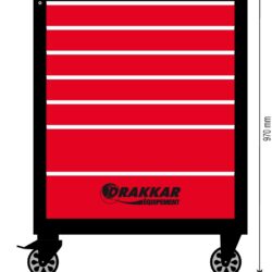Carrinho de Ferramentas DRAKKAR 7 Gavetas 770X460X970MM - Image 5