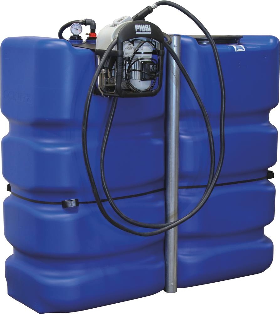 Depósito de AdBlue PIUSI PEHD Parede Simples 2000L 230V com Contador K24 e Filtro