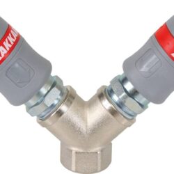 Raccord Rápido Fêmea Duplo em Y DRAKKAR 1/2" BSP 6mm