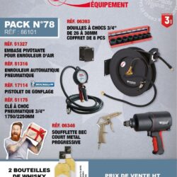 Pack Pneumático Pesados DRAKKAR 3/4″ 1750/2250Nm