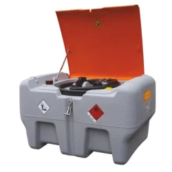 Depósito de Abastecimento de Gasóleo 440L com Kit Bomba 12V 45 l/min e Pistola Automática