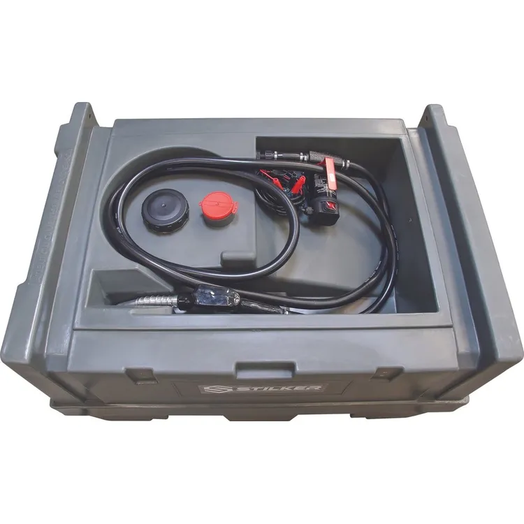 Depósito de Abastecimento Gasóleo STILKER PE 400L Bomba 12V 40 l/min